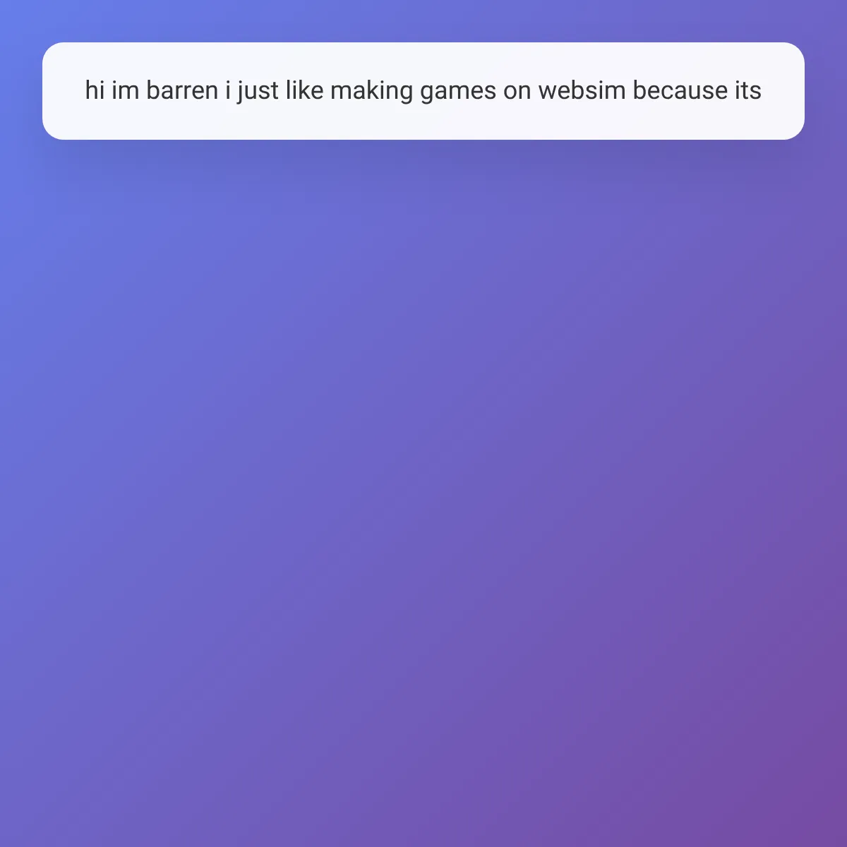 the project is loading