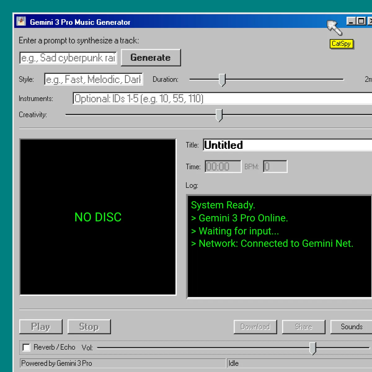 Music Generator (WORKS!!!)