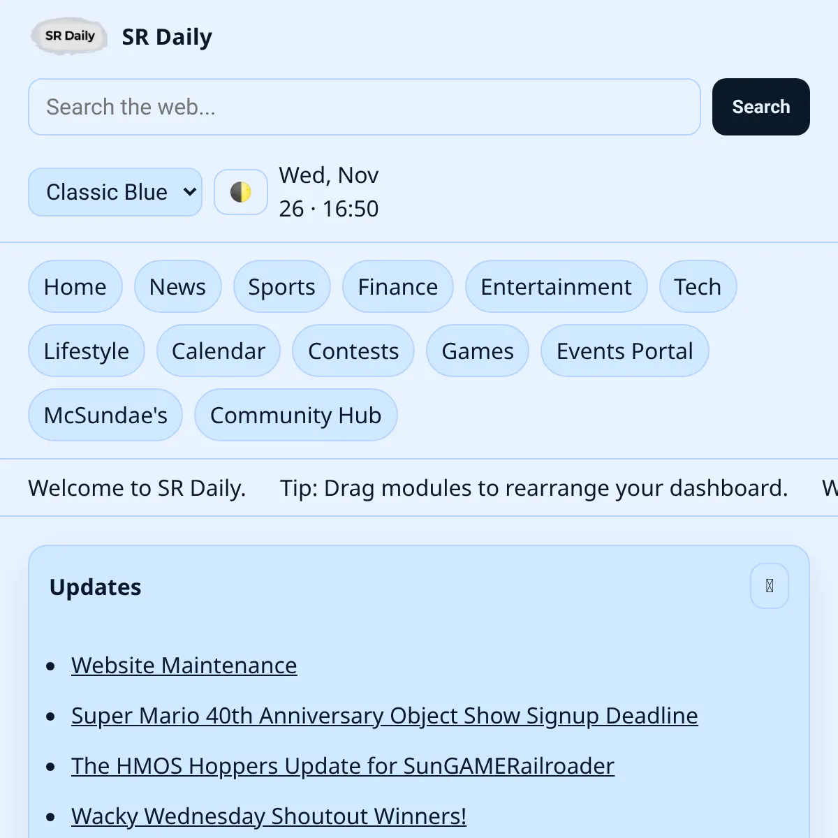 the project is loading