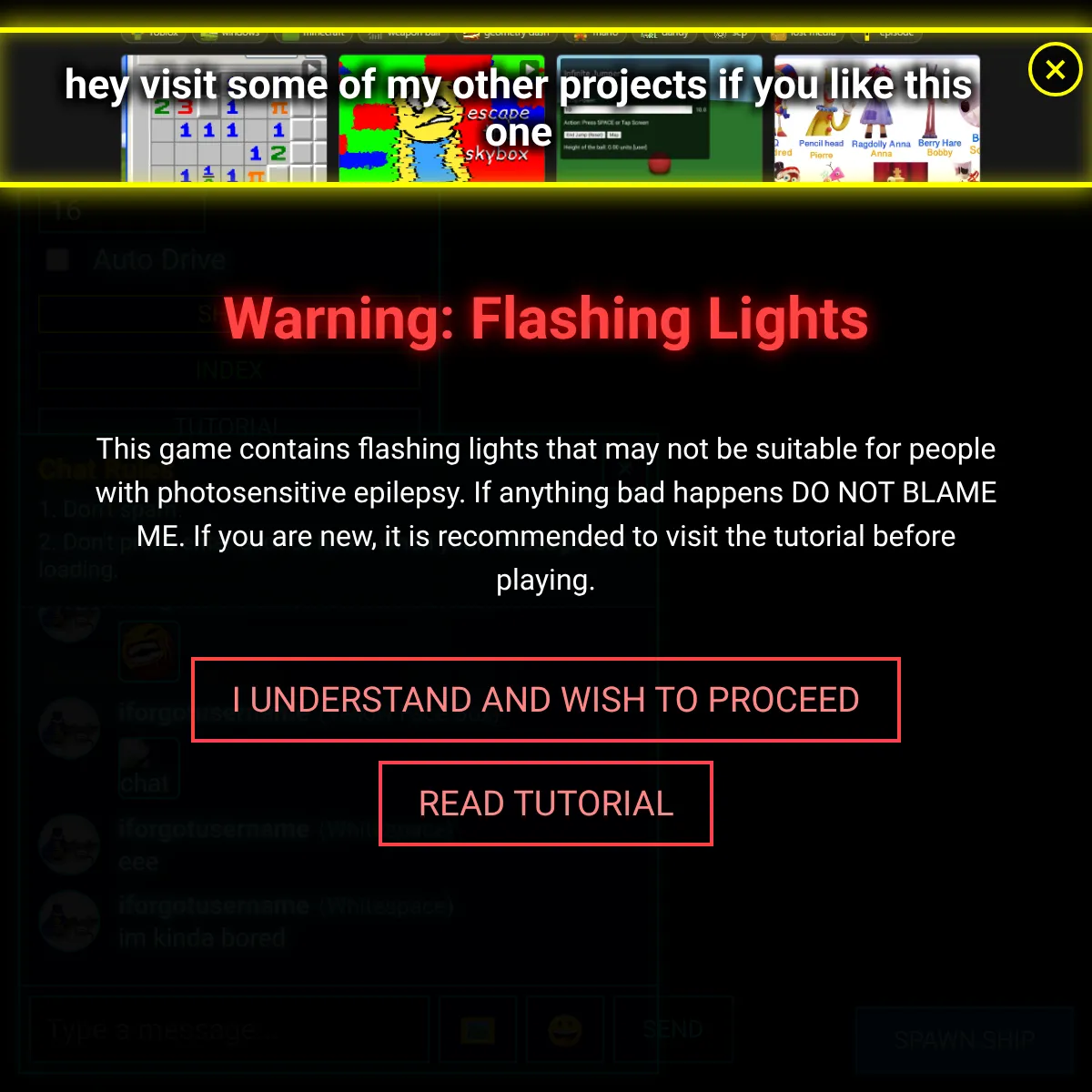 the project is loading