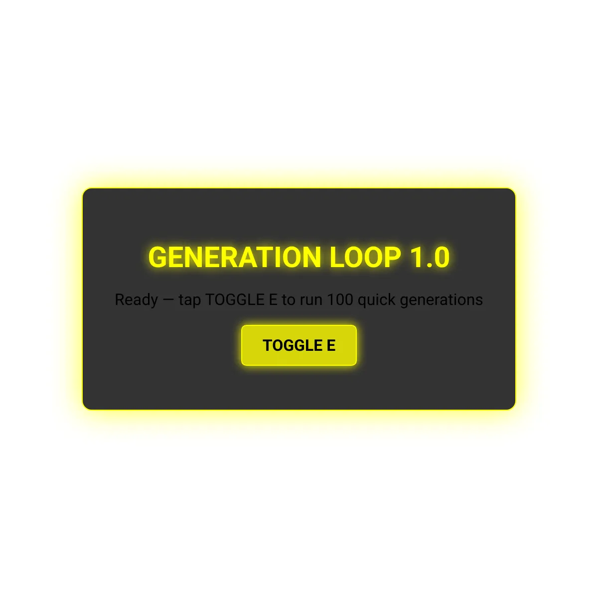 the project is loading