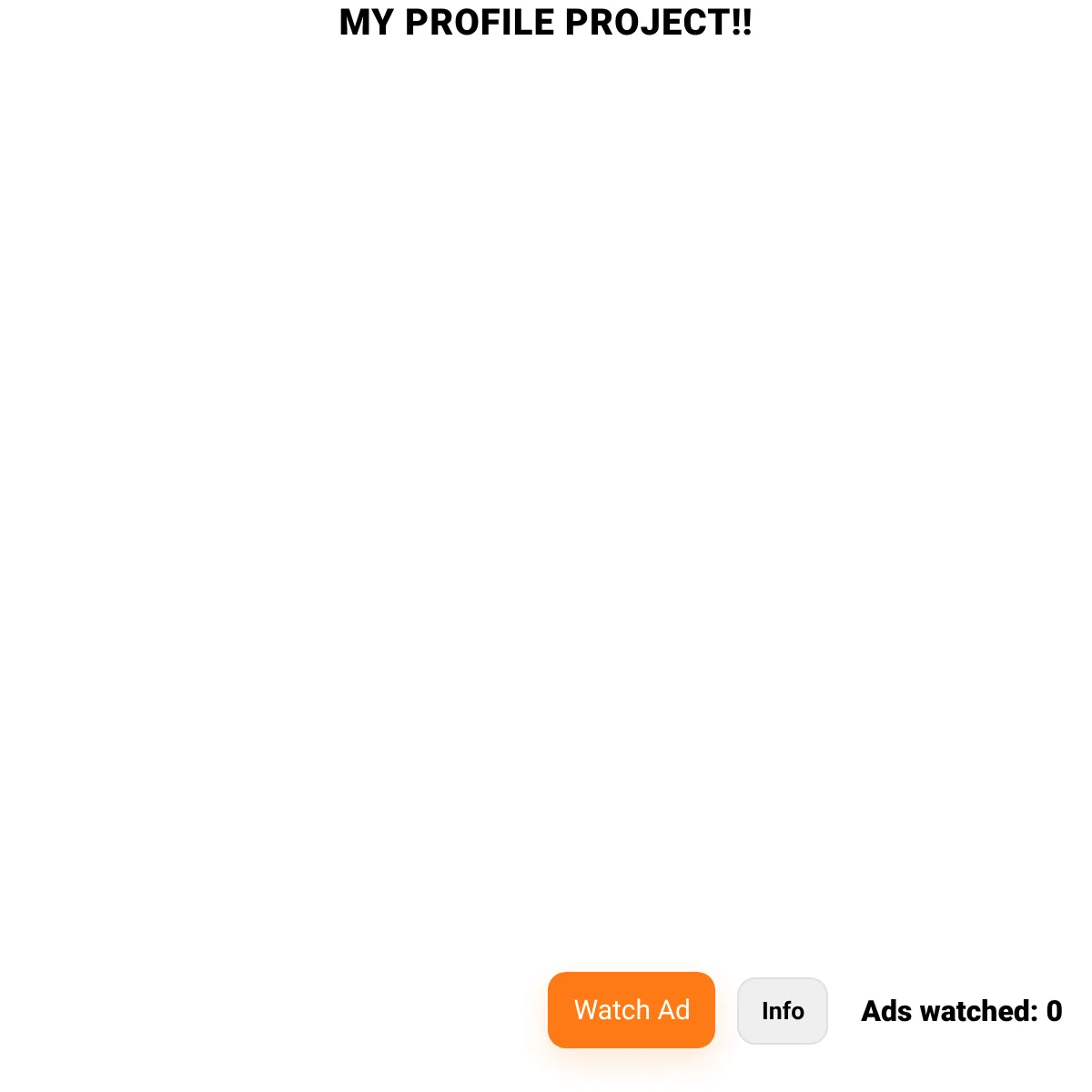 the project is loading