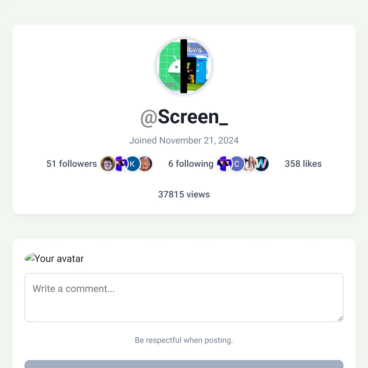 the project is loading