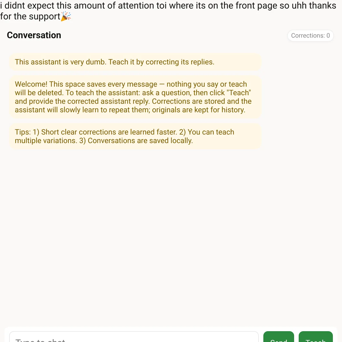 the project is loading