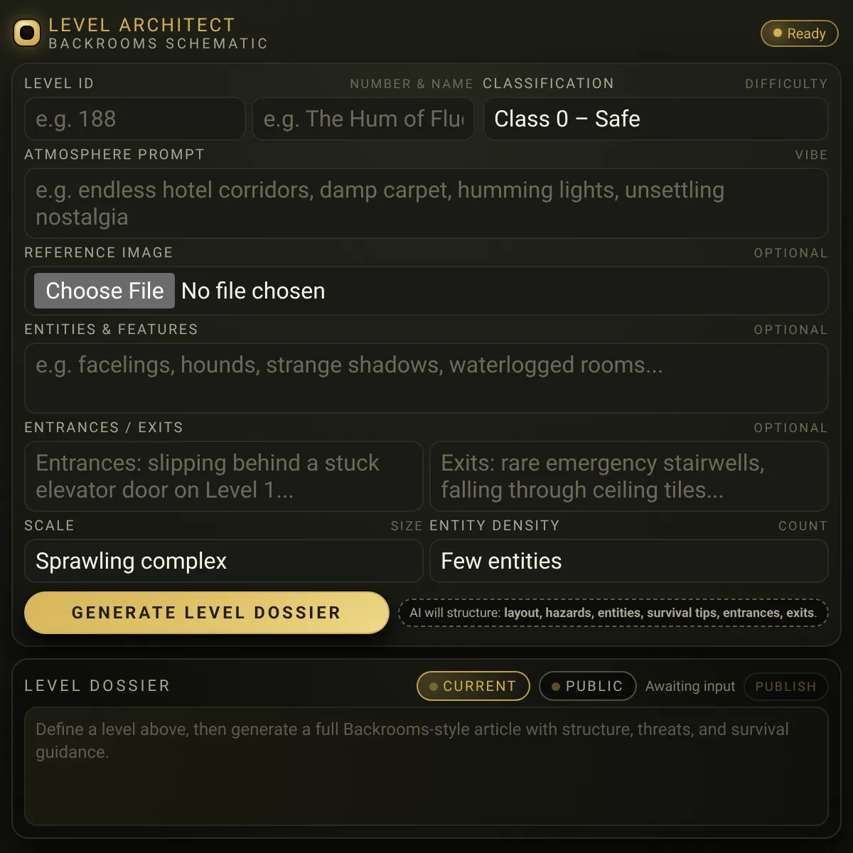 Sublimity (backrooms level creator)