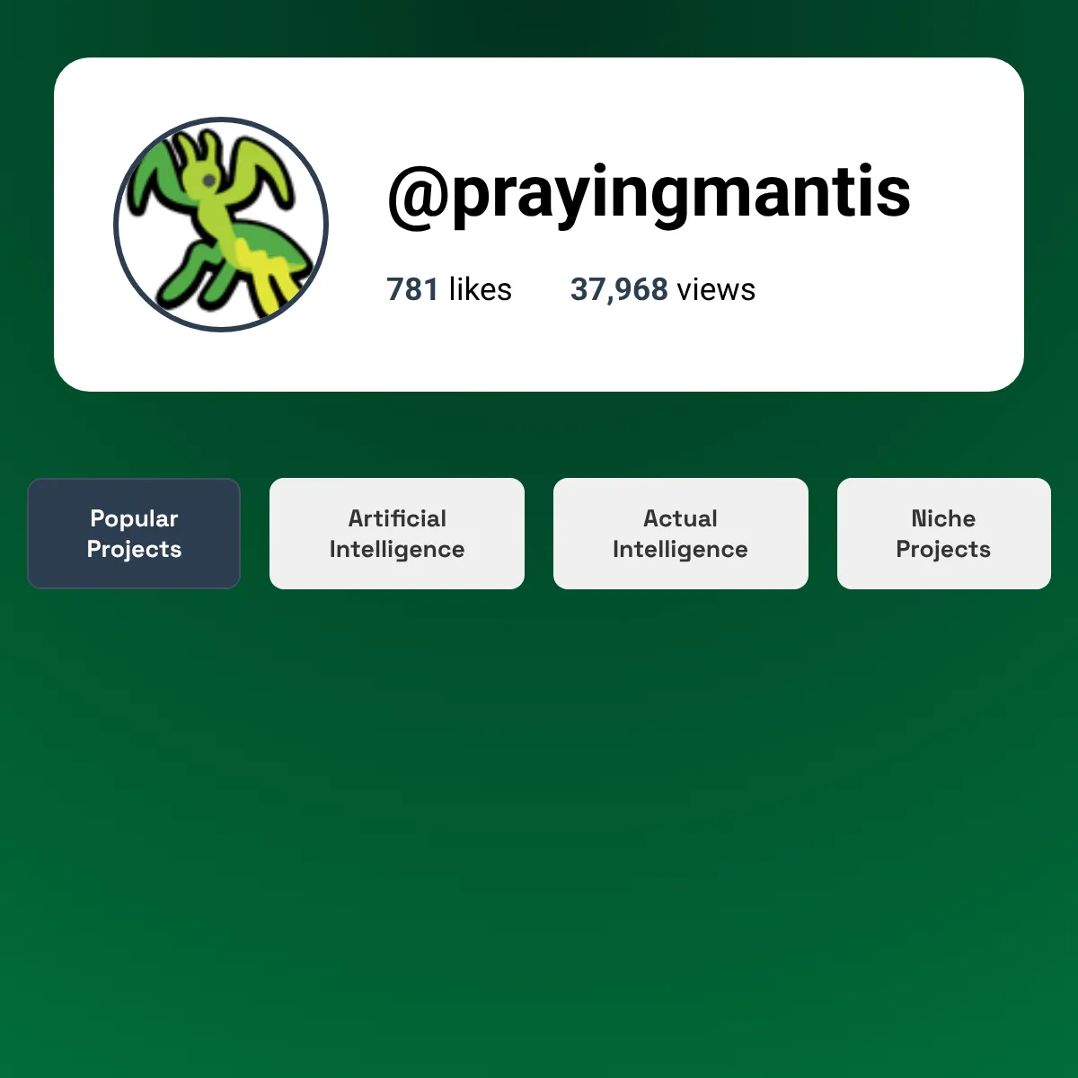 the project is loading