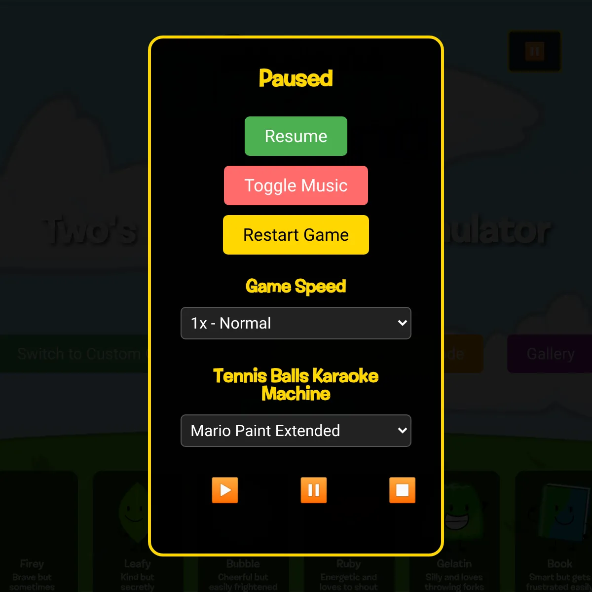 the project is loading