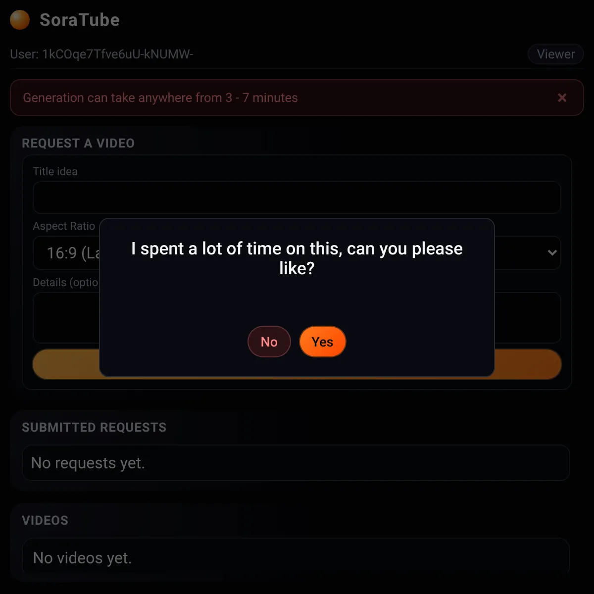 SoraTube - FREE SORA VIDEOS!