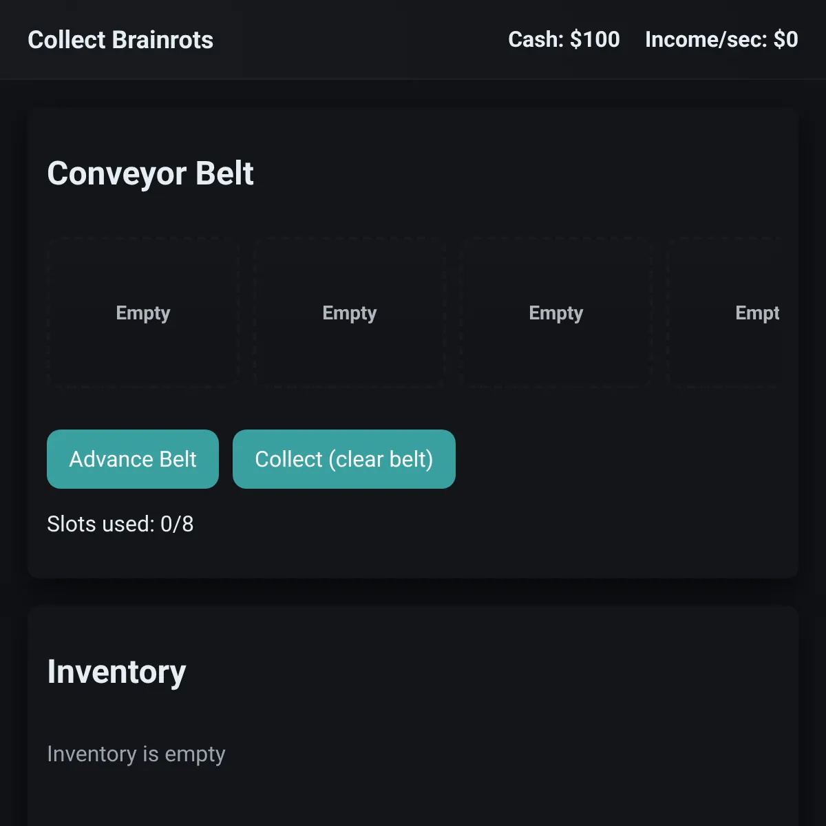 the project is loading