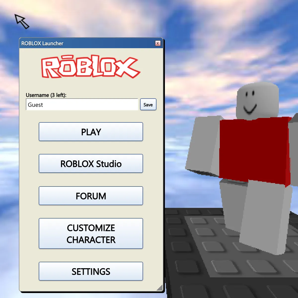 ROBLOX "2009" simulation