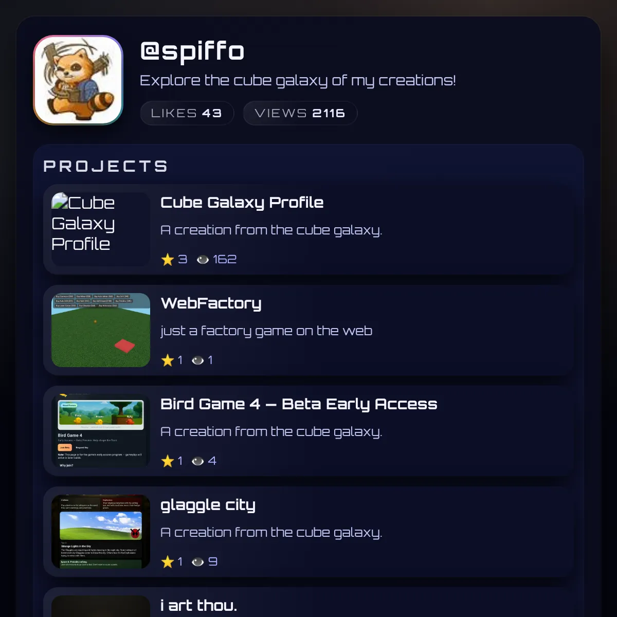 the project is loading