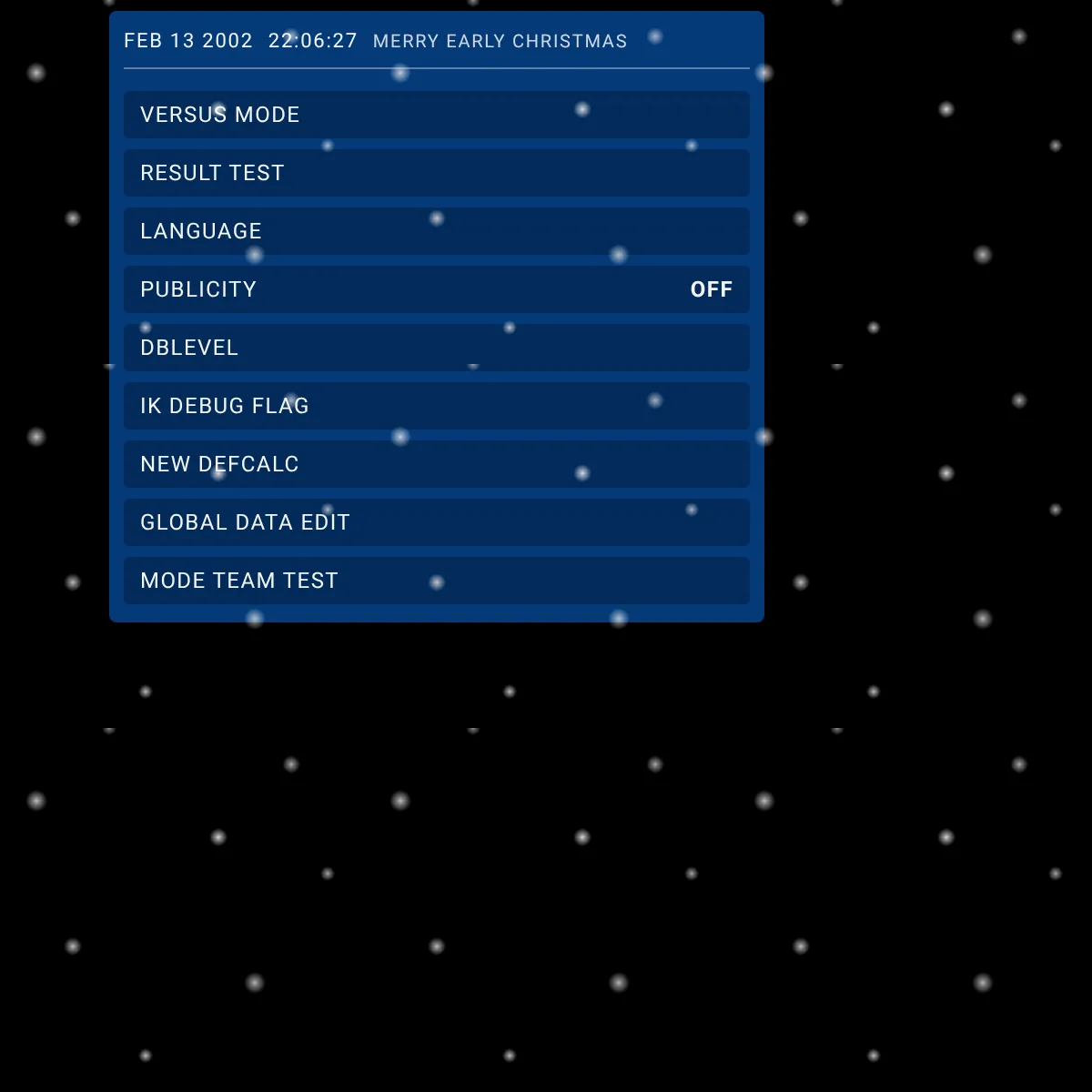 Ssbm debug menu recreation