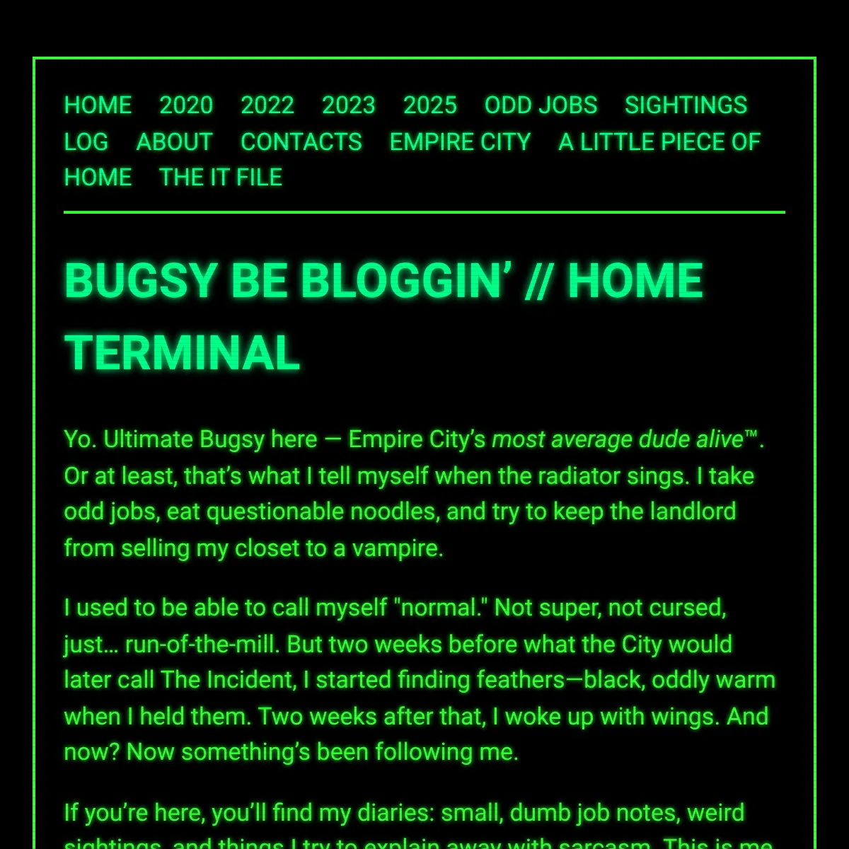 the project is loading