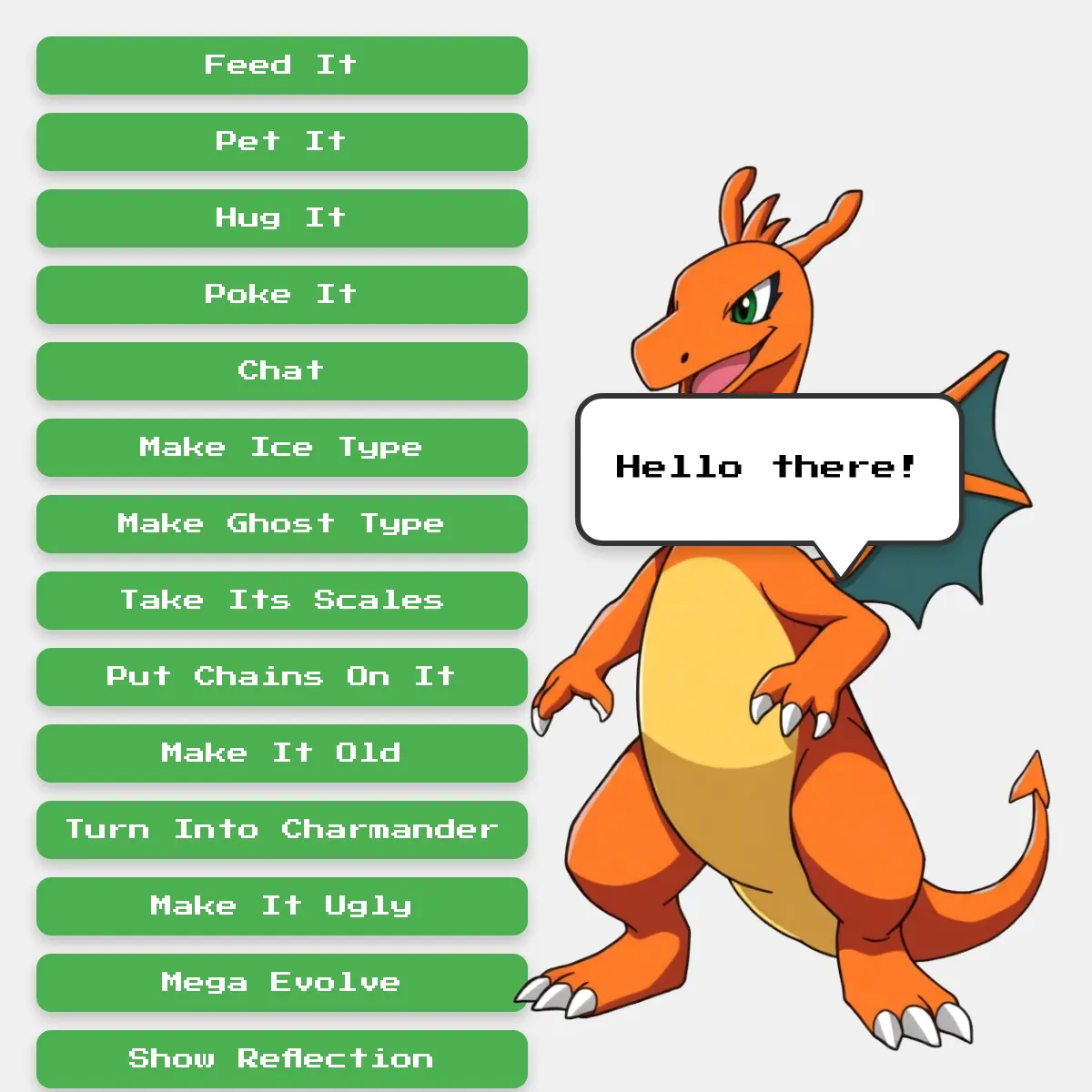 Talking Charizard