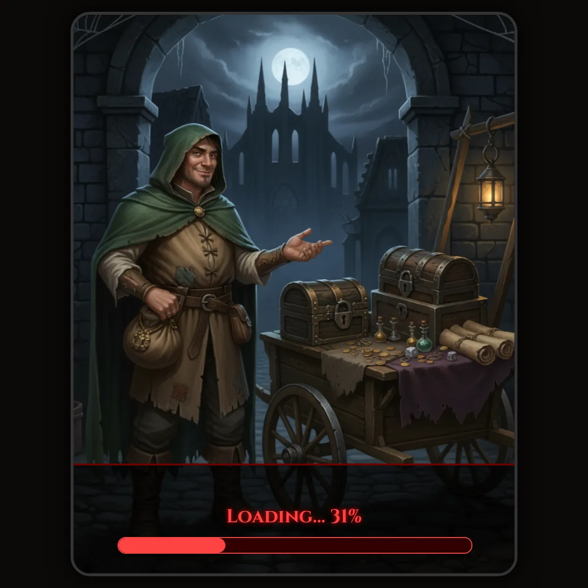 the project is loading