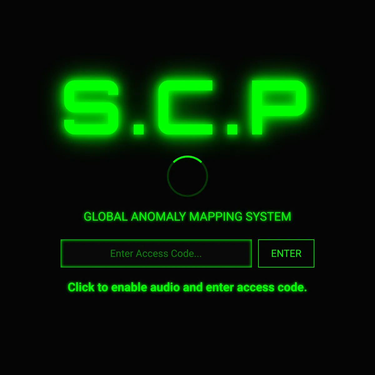 the project is loading