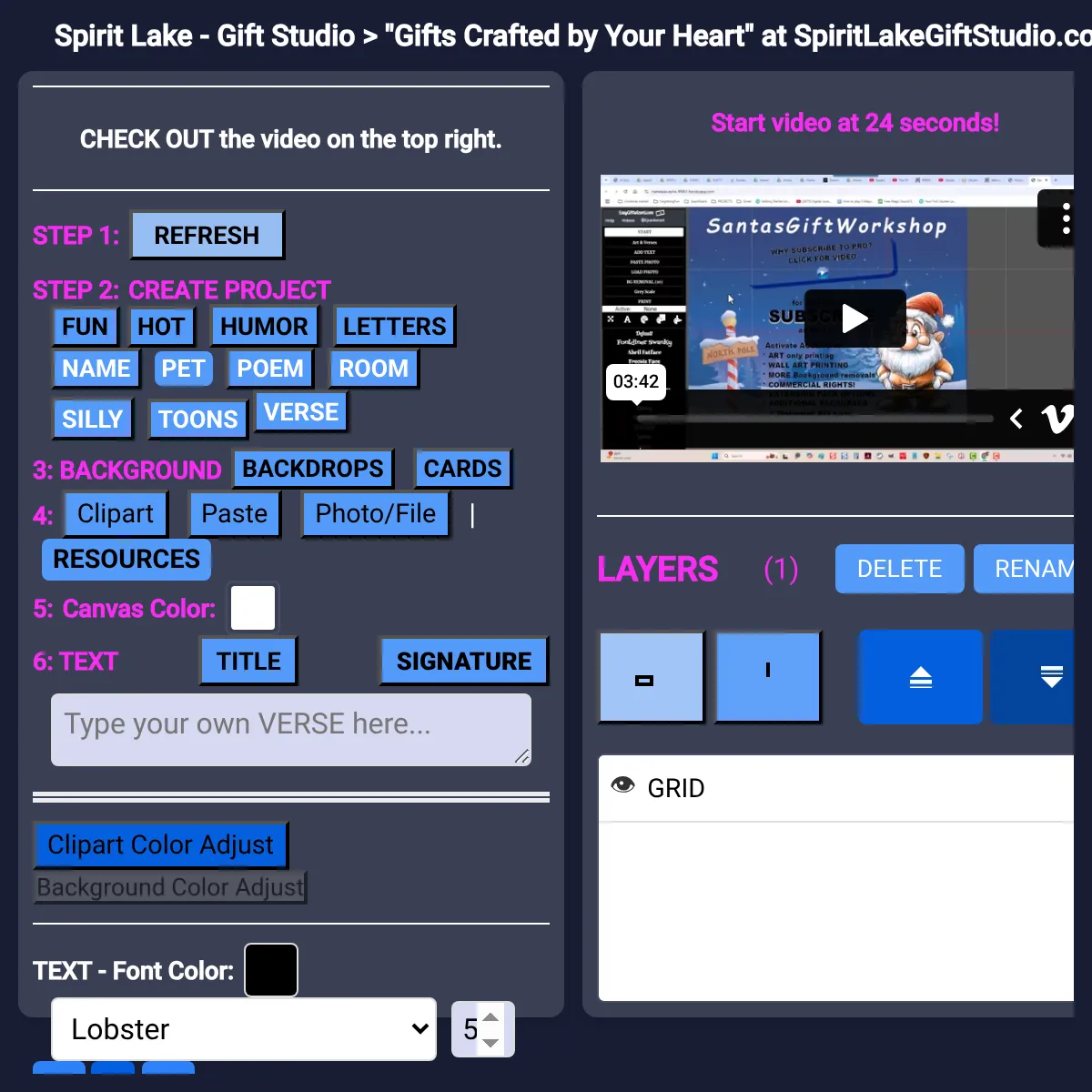 the project is loading