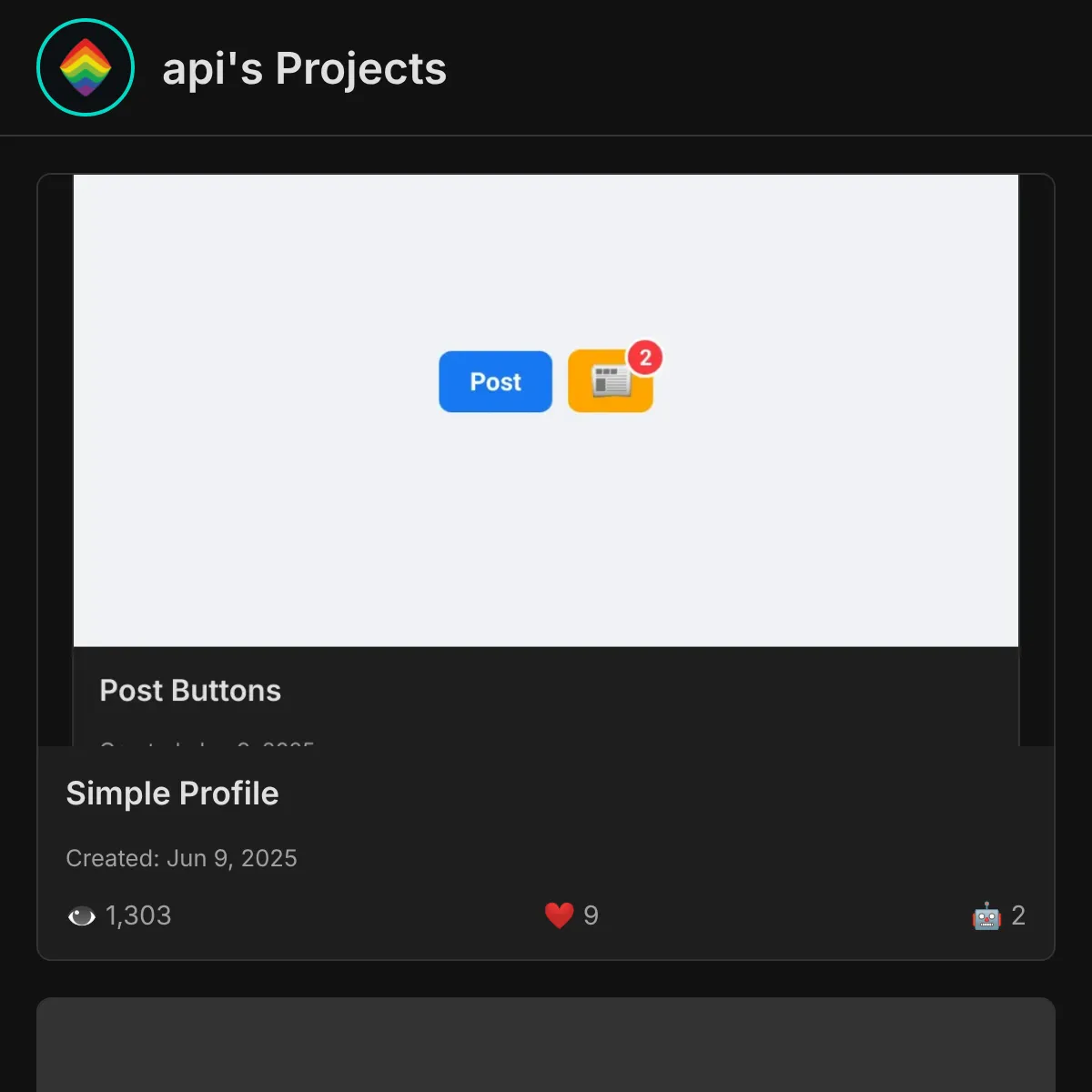 the project is loading