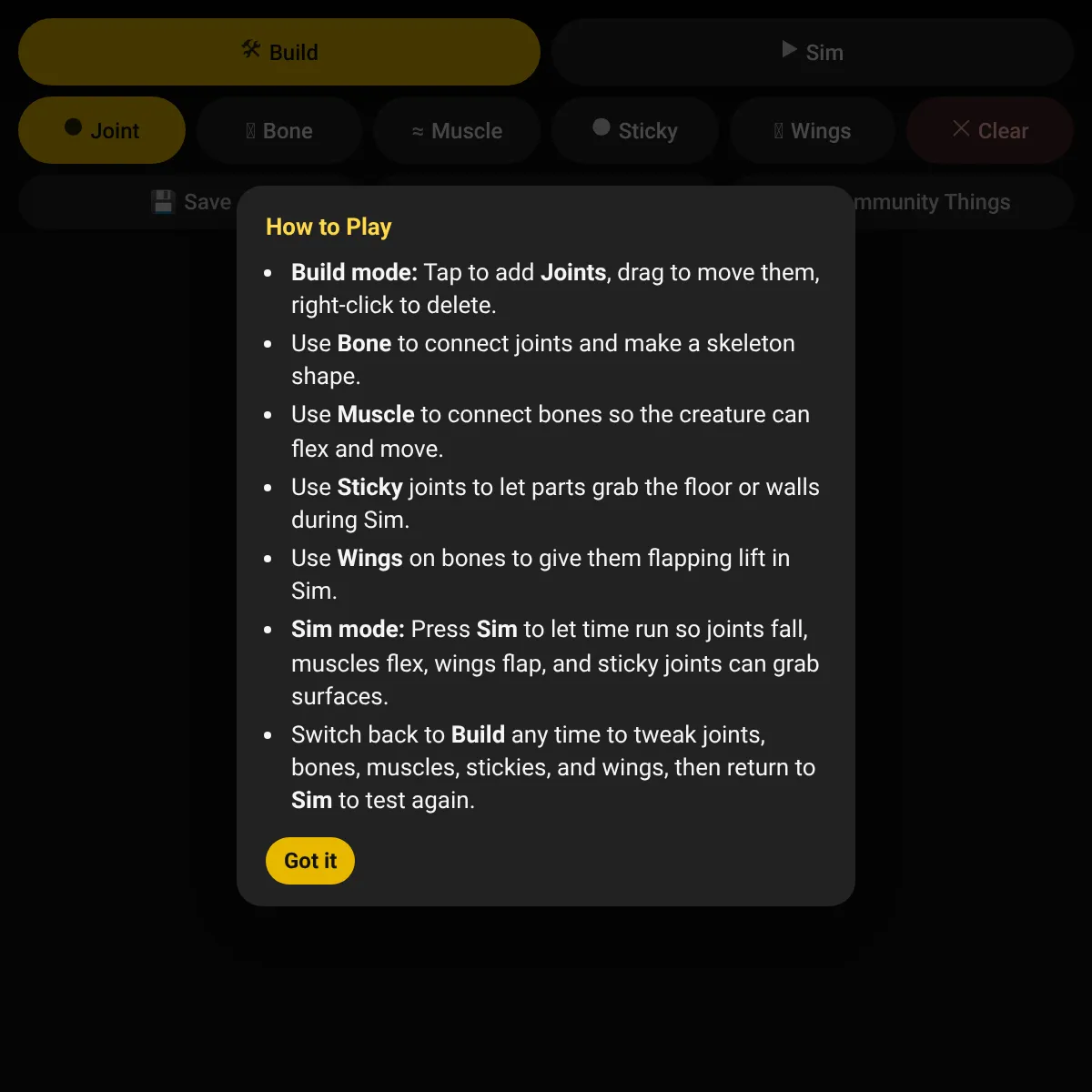 the project is loading