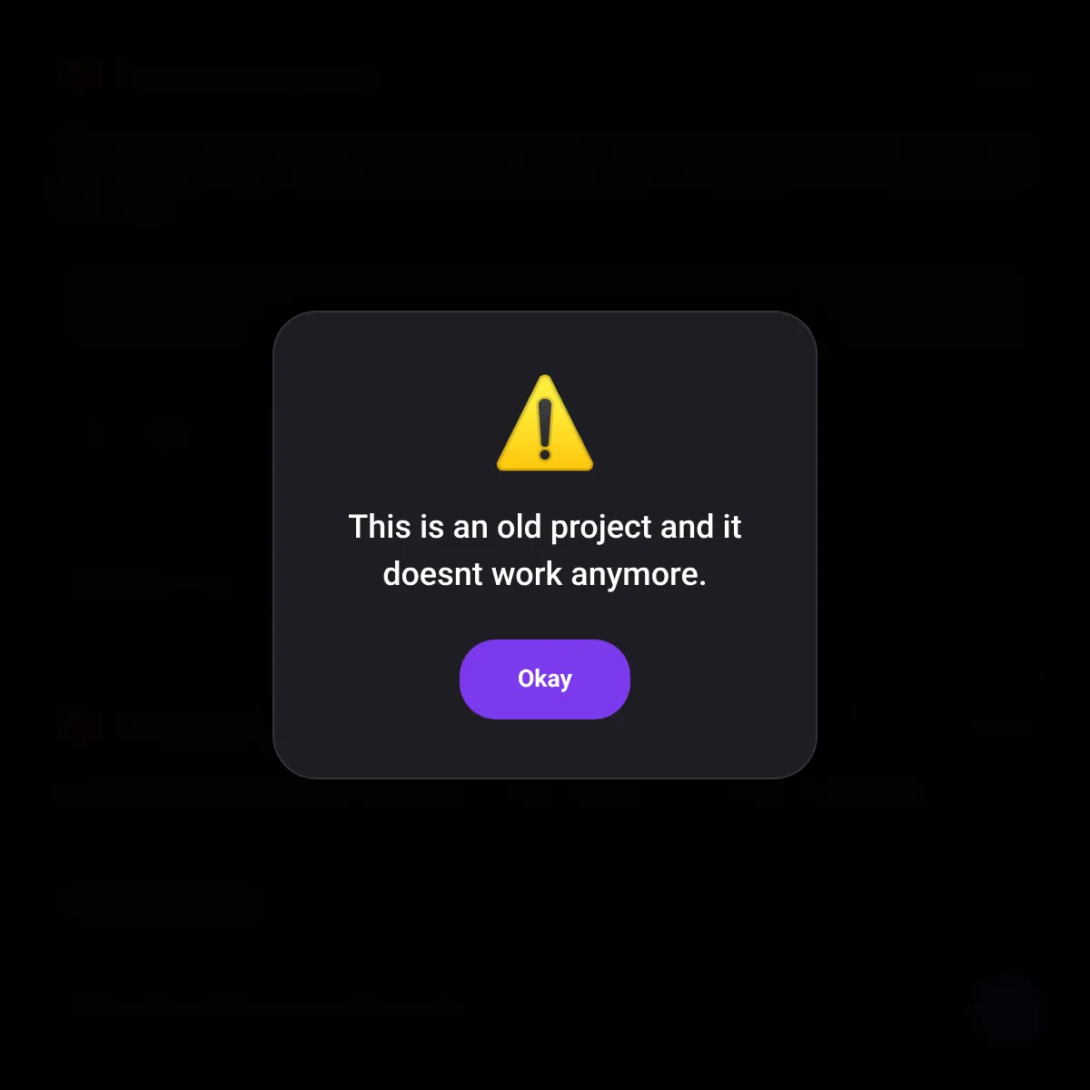 the project is loading