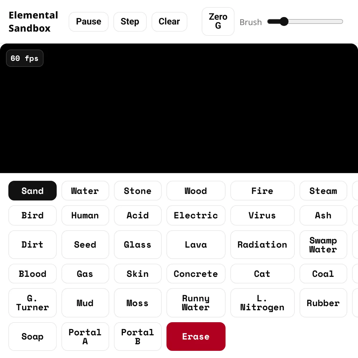 Elemental Sandbox
