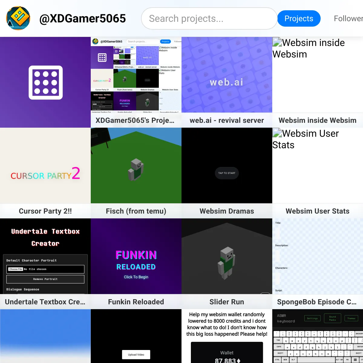 the project is loading