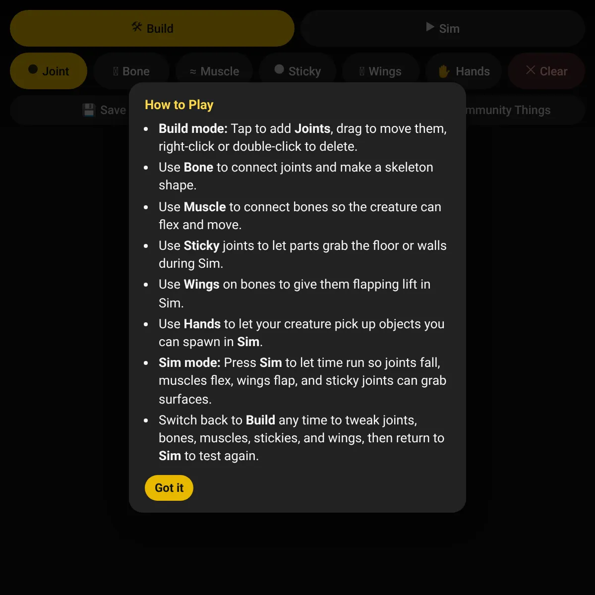 the project is loading