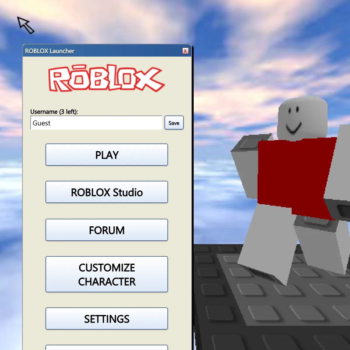 ROBLOX "2009" simulation