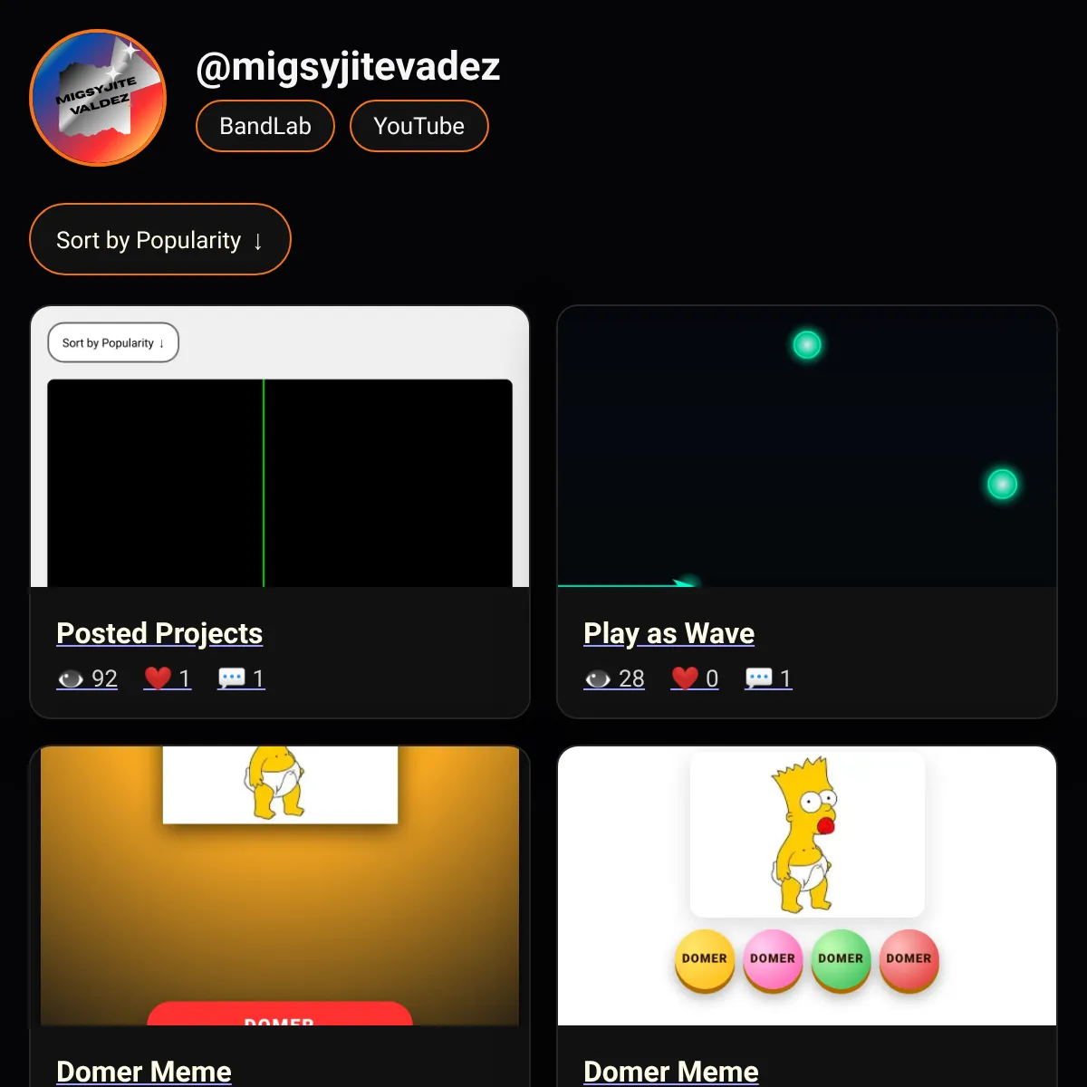 the project is loading