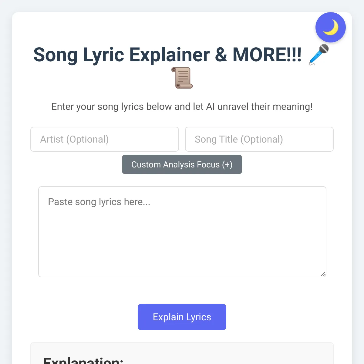 the project is loading