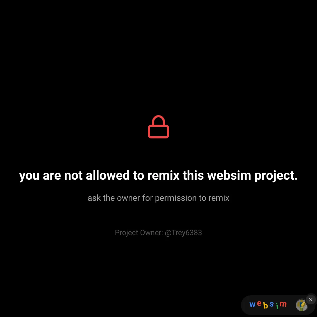 the project is loading