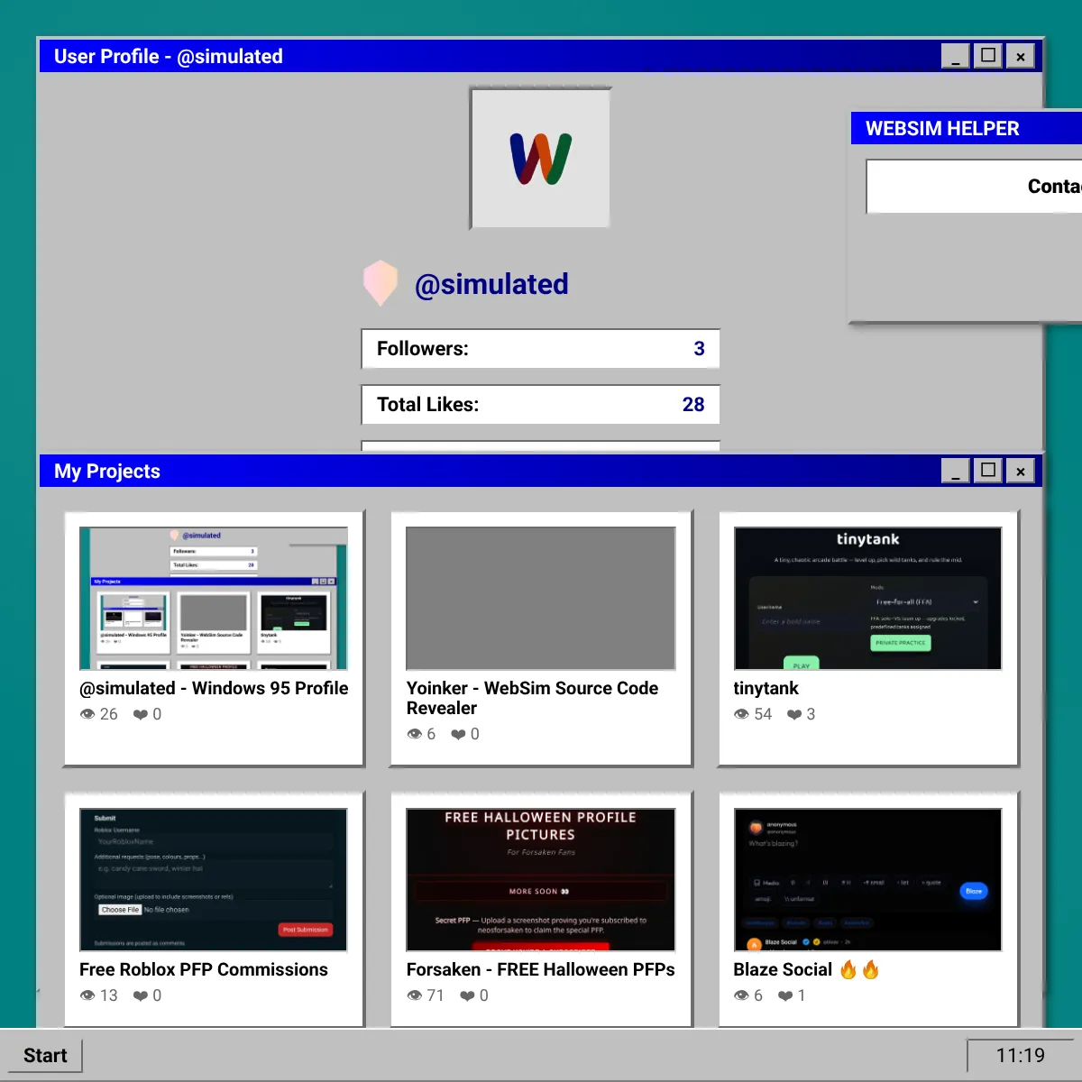 the project is loading