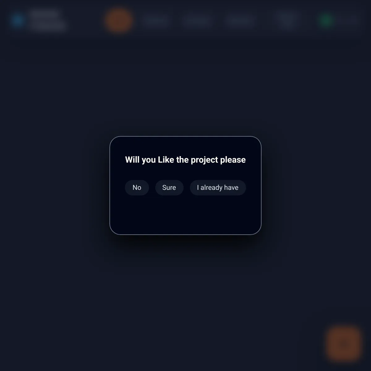 the project is loading