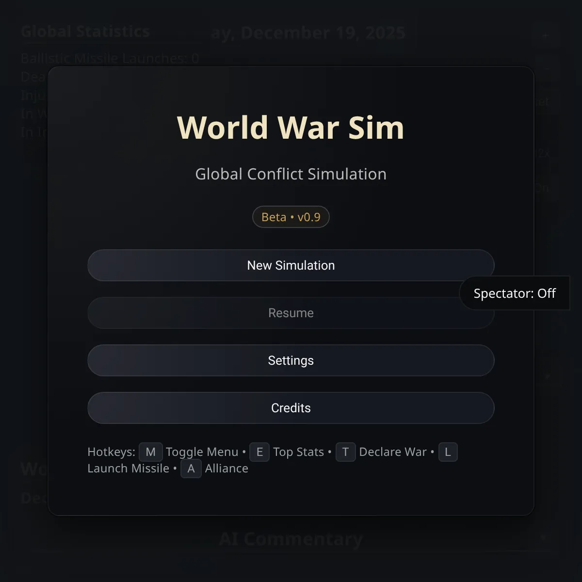 the project is loading