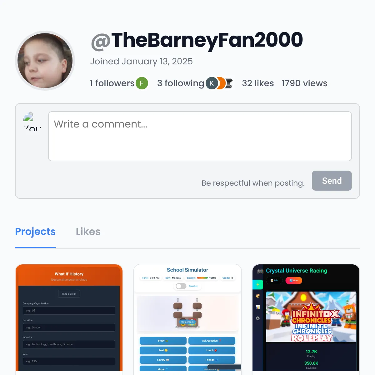 the project is loading