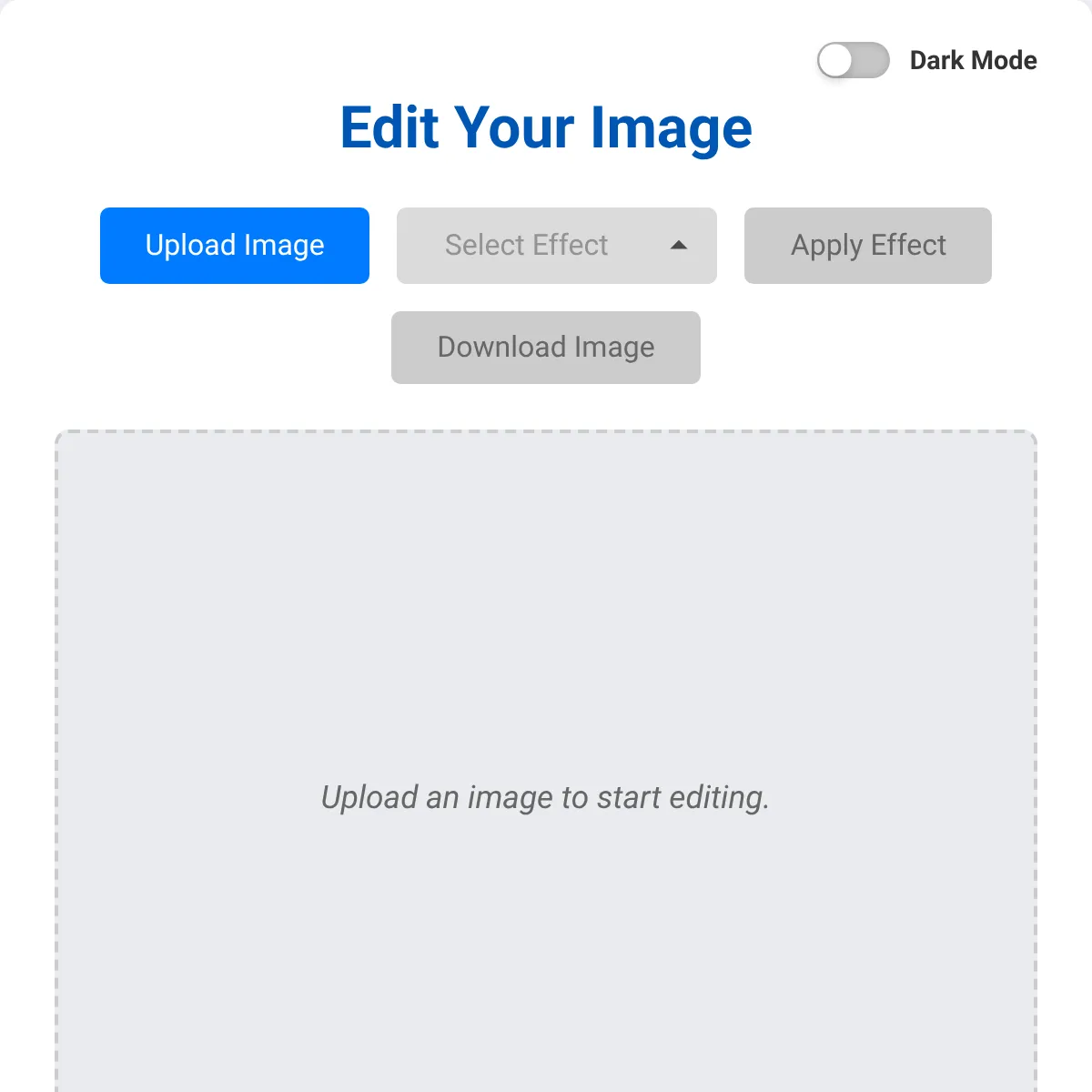 the project is loading