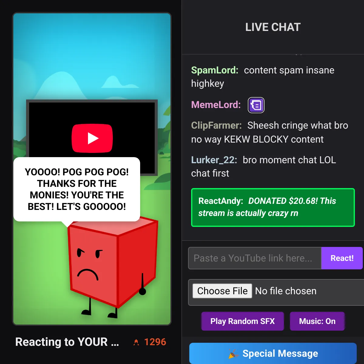 the project is loading