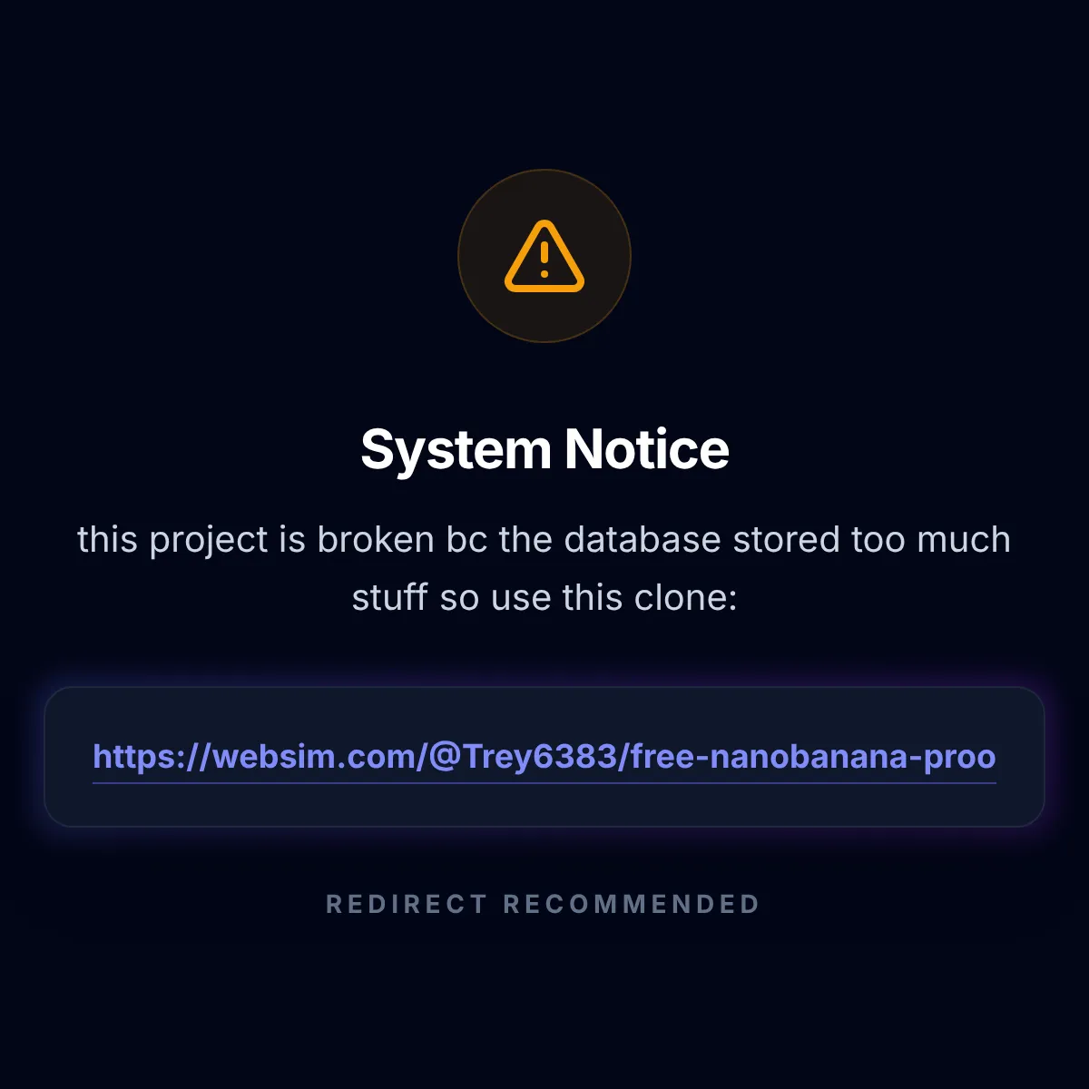 the project is loading