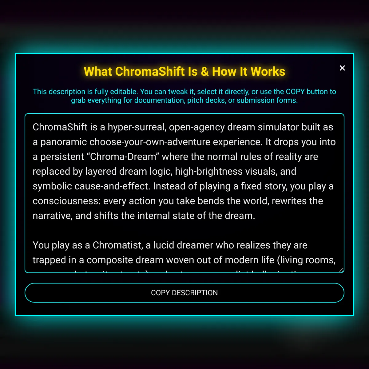 the project is loading