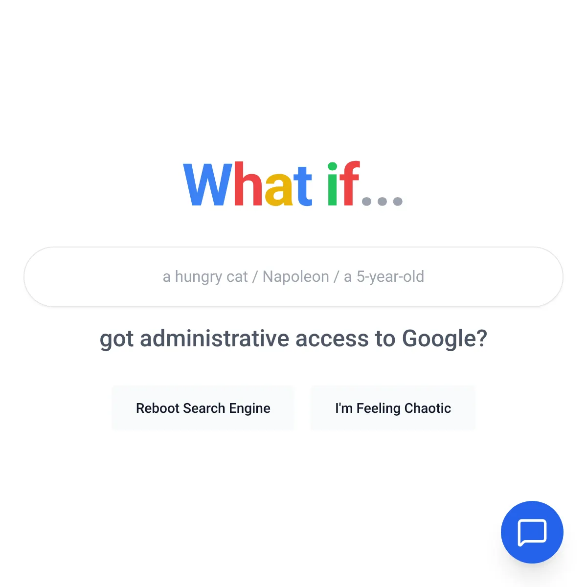 What if... they got Google?