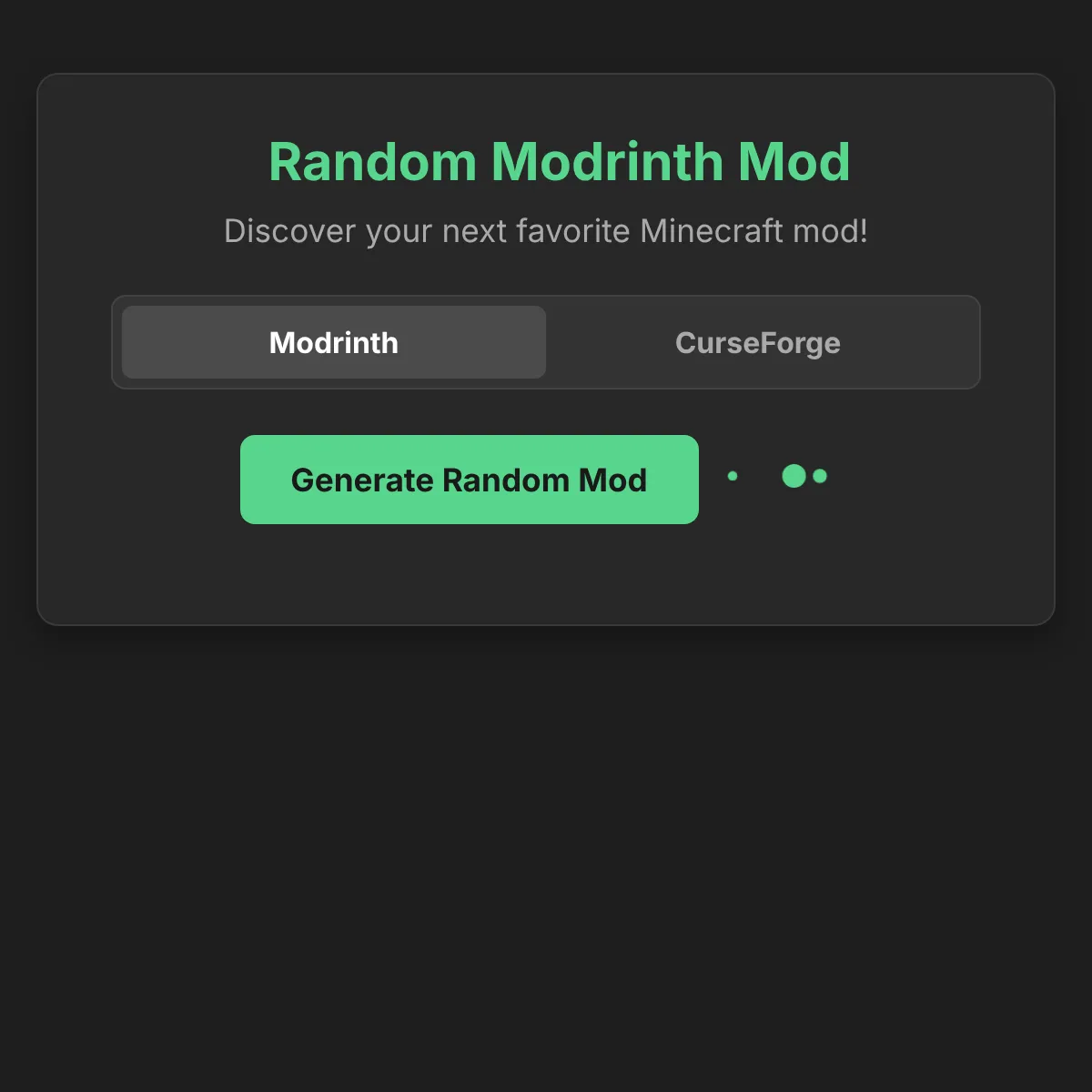 the project is loading