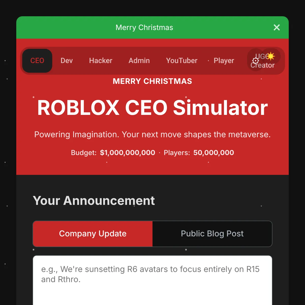 the project is loading