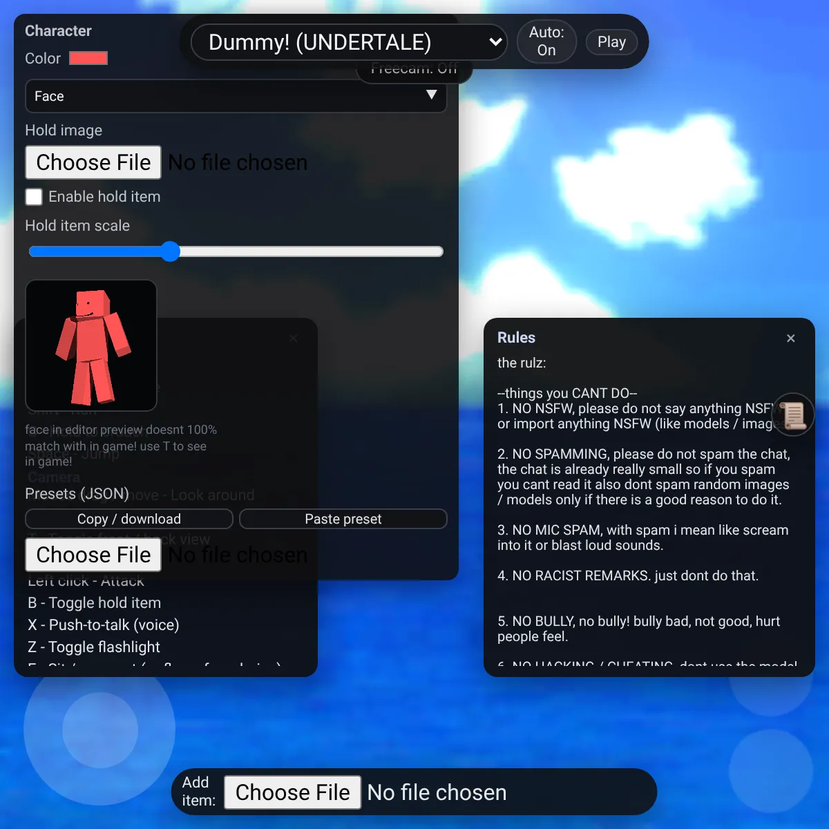 the project is loading