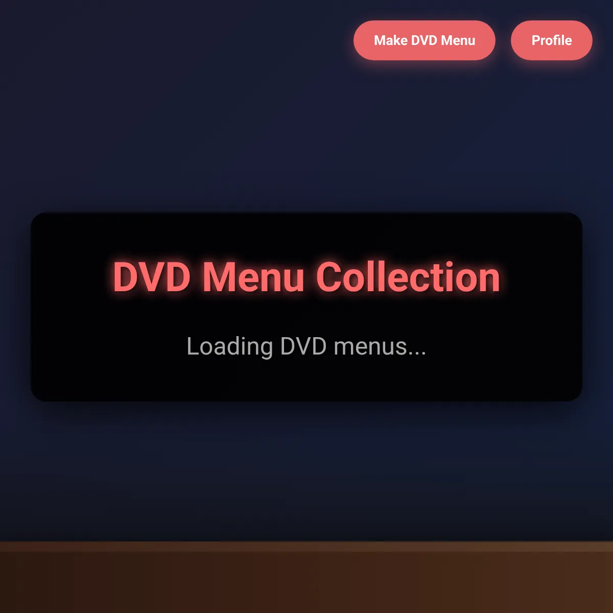 the project is loading