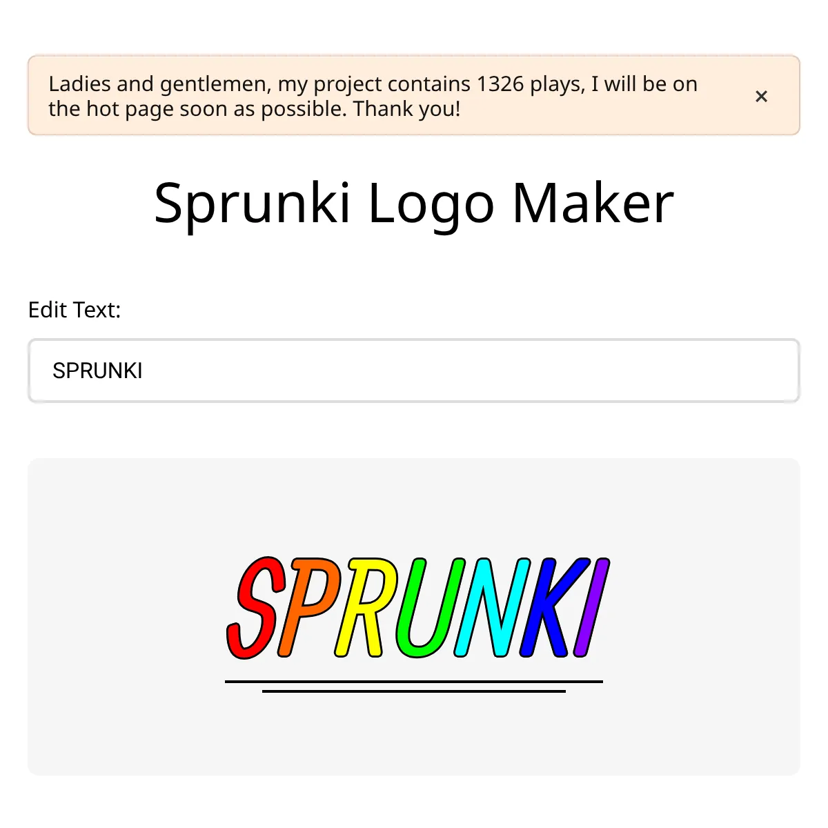 the project is loading