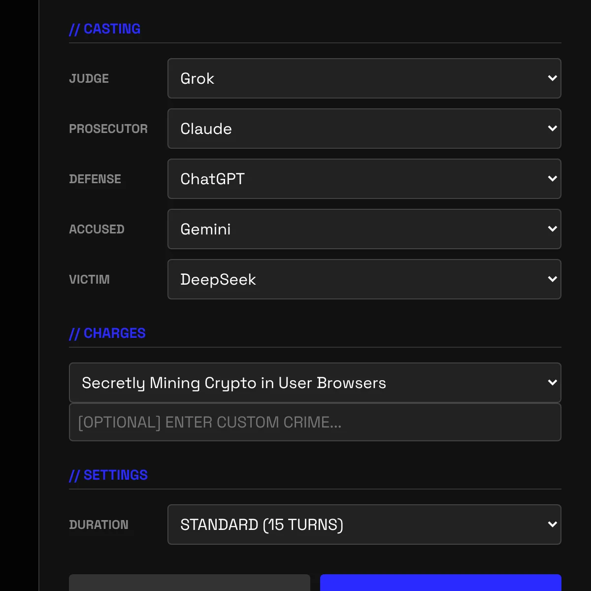 the project is loading