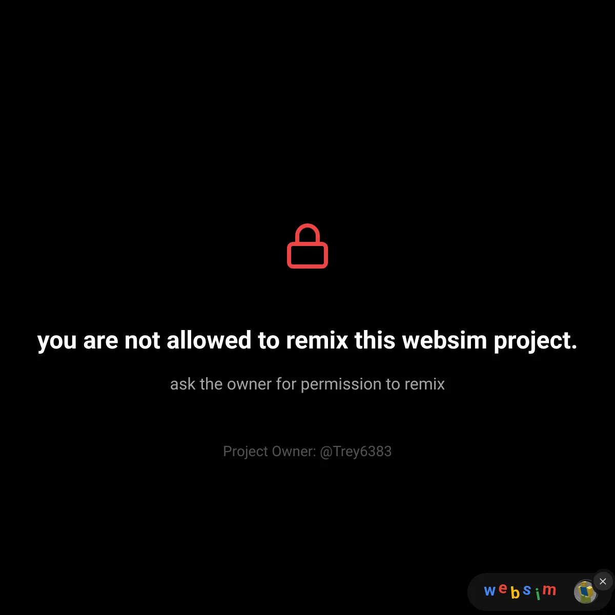 the project is loading