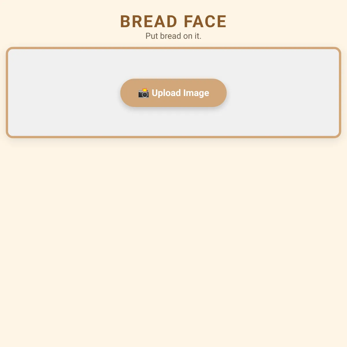 Bread Face Generator