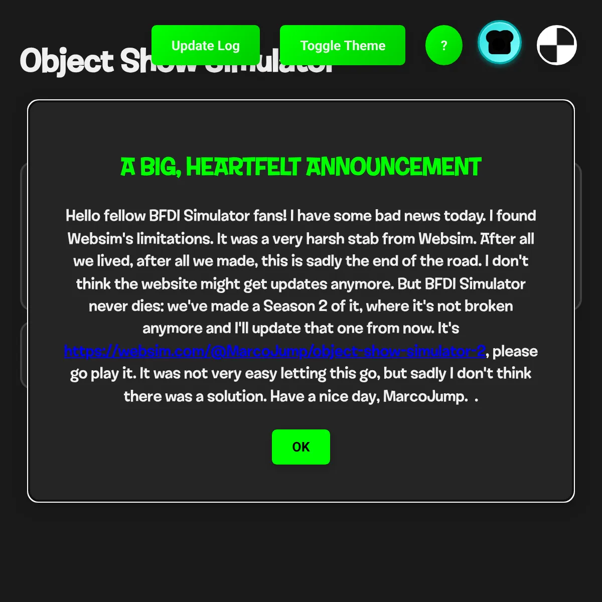 the project is loading