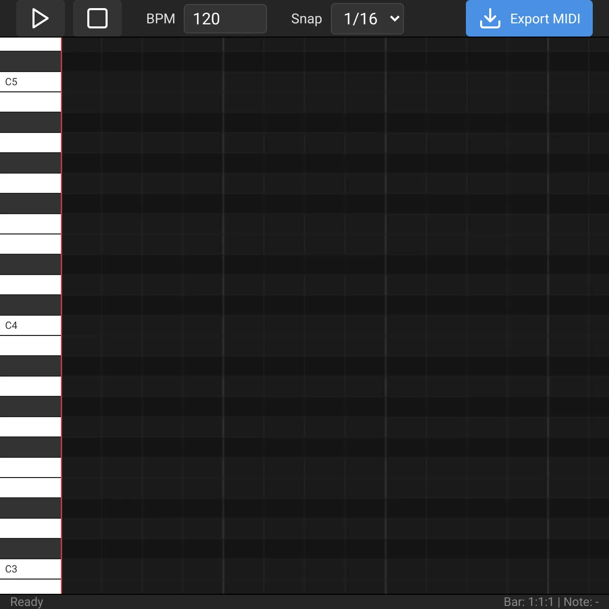 MIDI Editor